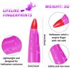 20 Pieces Halloween Accessory Includes 10 Pieces Witches Fingers Martian Costume Fingers Fake Nails Halloween Vampire Finger and 10 Pieces Eye Finger Puppets for Halloween Party Cosplay