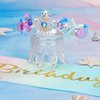 YARIEW Mermaid Birthday Party Decorations - Crown, Sash, and Tiara for Girls and Women
