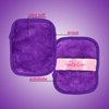 The Original MakeUp Eraser, 7-Day Set, Erase All Makeup With Just Water, Including Waterproof Mascara, Eyeliner, Foundation, Lipstick, Sunscreen, and More Queen Purple, 7ct.