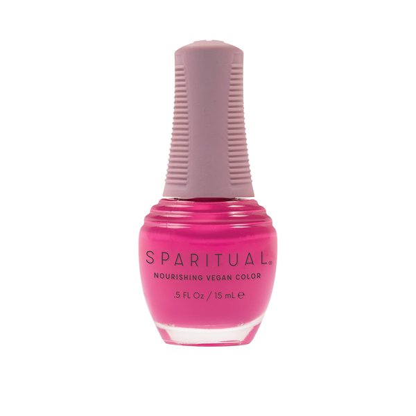 SpaRitual Nourishing Vegan Nail Color | Engaged 0.5 fl oz | One-Step Nail Polish Formula