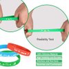 Coogam 40PCS Christmas Silicone Bracelets, Xmas Rubber Wristbands Accessories Gift for Kids Adults Stocking Stuffers, New Year Holiday Decoration Wrist Band Party Supplies Favors