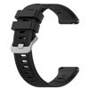 LOKEKE for Garmin Forerunner 55 Replacement Band - 20mm Replacement Silicone Wrist Watch Band Strap For Garmin Forerunner 55/ Garmin Forerunner 245 (Silicone Black)
