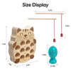 Magnetic Fishing Game,Wooden Montessori Magnetic Fishing Toys for Toddlers,Preschool Education Learning Hand-Eye Cognition & Fine Motor Skill Birthday Gifts for 3 4 5 Years Old Kids Boys Girls