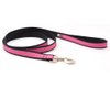 Sylvans Sunset Polka Dot Pink/Black Dog Leash (Lg-1" x6')