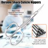 LePinko Cuticle Scissors, Extra Fine Tip, for Manicure and Pedicure, Gifts for Men Women