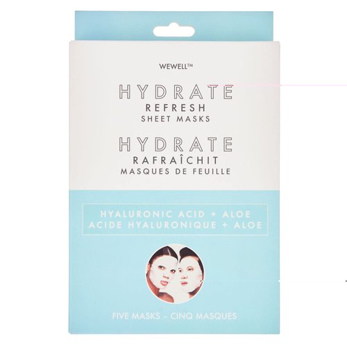 Jean Pierre Cosmetics Beauty Hydrate Kit, Skin Hydrate Kit, Beauty Kit, Spa Gift, Spa Kit for Women, HYDRATE Spa Gift Set, Home Spa Kits, Gifts for Women, Christmas Gift, Stocking Gifts (4 Piece Set)