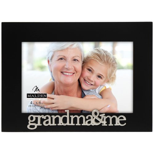 Malden International Designs Grandma and Me Expressions Picture Frame, 4x6, Black