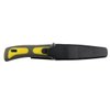 Treasure Gurus 9" Stainliess Steel Blade Yellow Dive Knife with Line Cutter and Arm or Leg Straps