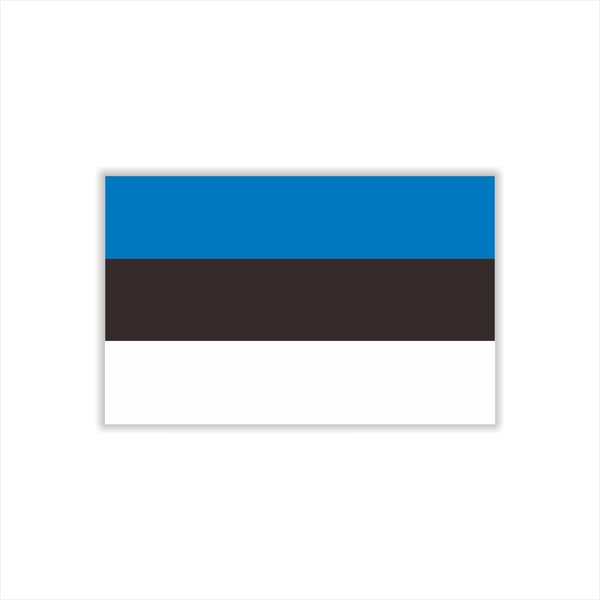 Womaha 30 Temporary Estonia Flag Tattoos Fans Face Tattoo Stickers for Adults Kids Group Activity Props