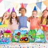 24 Pcs Farm Animal Party Favor Bags 5 x 7 Inch Small Farm Animal Drawstring Bags Farm Birthday Gift Bag Farm Animal Candy Treat Bags Barnyard Gift Bags for Farm Baby Shower Birthday Party Supplies