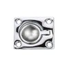 Seachoice 36661 Chrome-Plated Cast Brass Square Flush Hatch Ring Pull, 1-1/2" x 1-3/4"