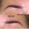 Mellie Microblading Pigment – Medium Brown 10 ml/.35fl.oz | Medical Grade | No Mixing | Long Lasting for Professionals Permanent Make Up Supplies