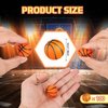 Charniol 100 Pcs Mini Basketball Party Favors Stress Balls Foam Sports Party Favors Mini Basketball Stress Ball for Anxiety Relief Teens Adults School Reward, Party Bag Supplies (Orange)