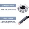 aiyun Drill Chuck Adapter - 2Pcs Drill Chuck for Impact Driver, Drill Bit Adapter Keyless Chuck (0.6-8mm,0.3-3.6mm)