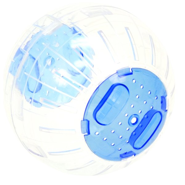 Roll-N-Around Exercise Ball, Small Animals, Clear, Assorted Colors