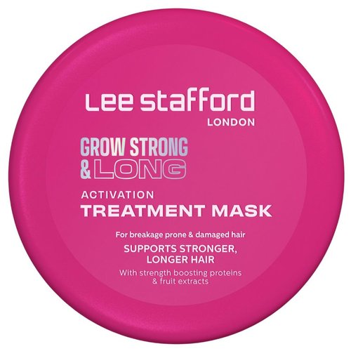 Lee Stafford Hair Growth Mask | Grow Strong & Long Collection - Best Nourishing Treatment for Damaged, Dry Hair, Deep Conditioner Mask Pack with Thickening Proteins, 6.7 Fl Oz