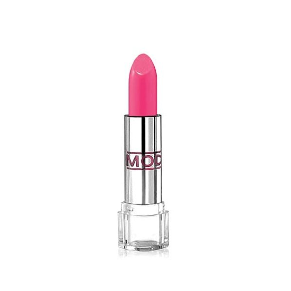 MODE Lustre Lipstick Hot Watermelon Pink Cream 83, Hydrating Creamy Pigment Rich Lip Color, Moisturizing Sweet Almond, Cherry, Avocado Natural Skincare Fruit Oils, Organic Shea Butter