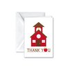 Paper Frenzy School Thank You Note Cards and White Envelopes - 25 pack