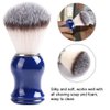Original Handmade Pure Badger Shaving Brush with Chrome Handle, Engineered for Safety Men's Beard Shaving, Shaving Professional Hair Salon Tool Black