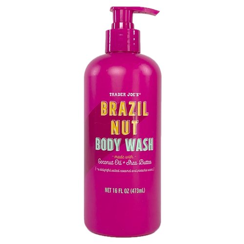 Generic Trader Joe's Brazil Nut Body Wash Made with Coconut Oil + Shea Butter Net 16 Fl Oz (473 ml)