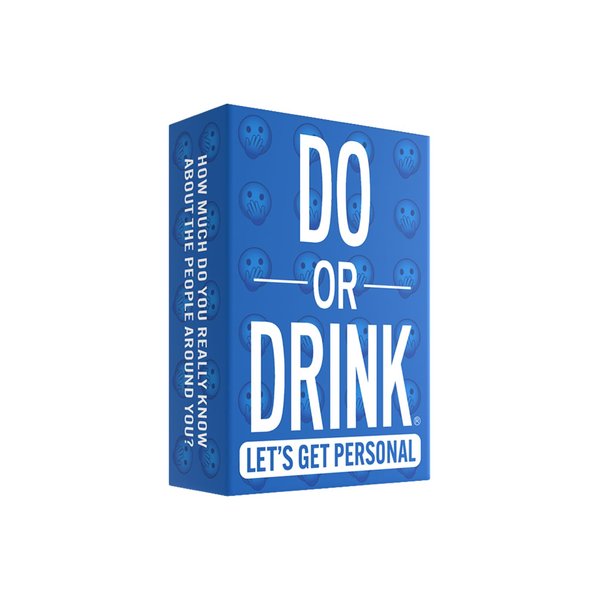 Do or Drink Let's Get Personal - Conversation Cards for Adults - 250 Cards to Get to Know Your Friends Better - Fun Drinking Game for Adults and Conversation Starter Cards for Game Night