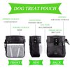 STMK Dog Treat Pouch Dog Clicker Training Kit, Dog Training Treat Pouch Dog Clicker for Training, 3 Ways to Wear Easily Carries Treat Pouches for Pet Training (Black)