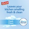 Glad OdorShield Small Trash Bags, Fresh Clean, 4 Gallon, 26 Count