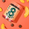 8Greens Supergreens Gummies | Super Greens Powder Superfood Gummy for Metabolism, Immunity & Focus, Digestive Health Enzymes, Organic: Chlorella, Spirulina, Aloe Vera, Peach Flavor, 100 Count