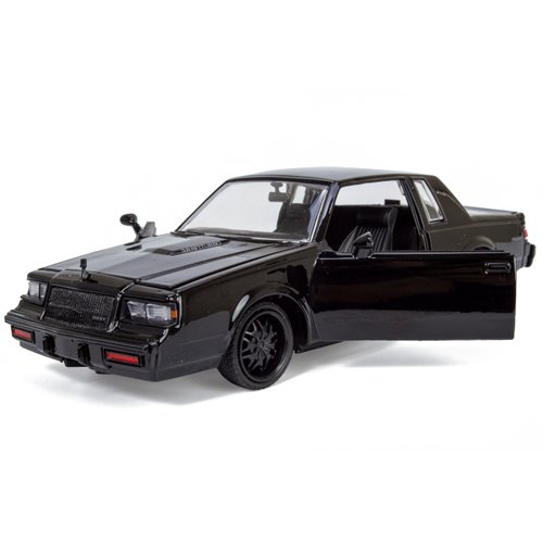 All Star Toys 1987 Buick Regal 3.8SFI Turbo T-Type Grand National Black w/Deep Dish Custom Wheels 1/24 Diecast Model Lowrider Car Exclusive Motormax 73319