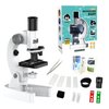 ARTFILIF Up to 4800X Zoom Microscope for Kids High Magnification Biological Microscope Science Educational Microscope Kids Microscope with Microscope Slides and Specimens (A)