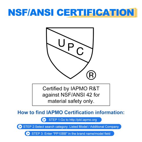 GOLDEN ICEPURE 5 Micron 4.5" x 10" Whole House Sediment Water Filter Compatible for GE GXWH30C GXWH35F, Plumber W10-PR, Culligan RFC-BBSA, W15-PR, Culligan HD-950, WFHD13001B 2PACK