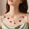 80 Pieces Heart Tattoo Assorted Heart Tattoos Valentines Day Red Temporary Tattoo Waterproof Temp Tattoos Hearts Love Fake Tattoos Valentine Tattoo for Kids Valentines Decal Tattoo Stickers for Women