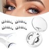 Magnetic Eyelashes,natural look,No Glue Required,Giani Magnetic Lashes,krafty magnetic eyelashes with applicator,Soft Magnetic Lashes,Reusable Magnetic Eyelashes,Easy to Wear and Remove,Em12
