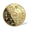 Masonic Challenge Coin Gold Plated Freemason Commemorative Coins