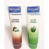 DERMASIL MOISTURIZING BODY LOTION BUNDLE: 2 10 oz. tubes. 1 Coco Butter and 1 Aloe Fresh.