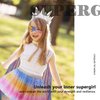iROLEWIN Toddler Princess Dress-Up Cape for Girls Kids-Superhero-Cape Costume as Fairy Tale Pretend Play Party Gifts Toy Tutu