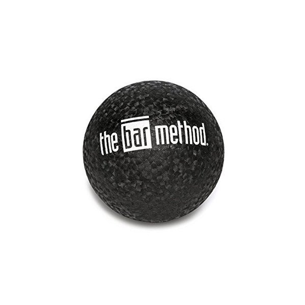 The Bar Method White Logo Black 7" Exercise Ball