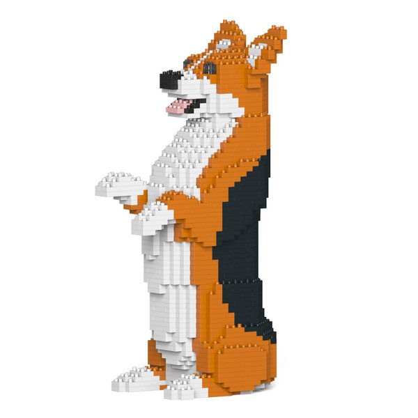 JEKCA Welsh Corgi 05S-M02 | Plastic Building Blocks | Age 14+