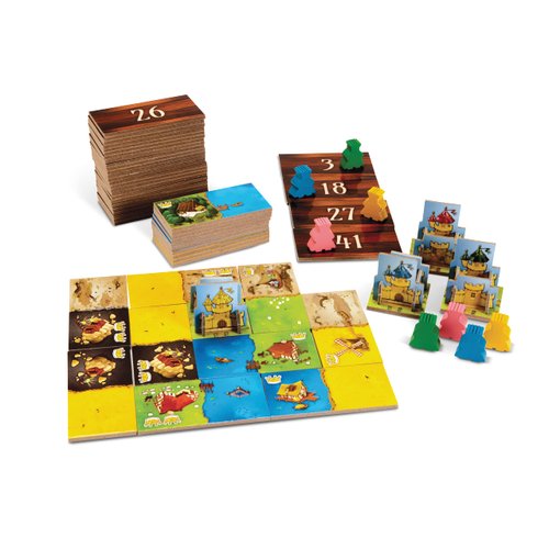 Blue Orange Games Kingdomino Award Winning Family Strategy Board Game, 4 players
