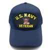 Infinite Hats US Navy Veteran Patch Adjustable Baseball Cap (Navy)