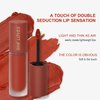 Matte Lipstick Lip Mud, Waterproof Long Lasting Smudge Proof Velvet Lip Stains, Mist Colour Non-Stick Cup Not Fade Lip Gloss, High Pigment Multi-Purpose Lip Mud for Lip and Cheek(#06 Lazy Nude Coffee)