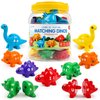 NAODONGLI Montessori Educational Toddler Learning Toys for Ages 2-4 Boys Girls,Dinosaur Alphabet Matching Games for Kids 3-5,ABC Uppercase Lowercase Preschool Toys Gift Set for Kindergarten Daycare