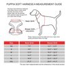 Puppia Soft Dog Harness No Choke Over-The-Head Triple Layered Breathable Mesh Adjustable Chest Belt and Quick-Release Buckle, Beige, Medium