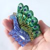 Peacock Claw Clips,Cellulose Acetate Hair Clips,Big Claw Clips for Women