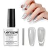 Gsnagole Cat Eye Gel Nail Polish – Magnetic Sparkling Holographic Effect, 10ml Silver Velvet UV Gel for Nail Art - Reflective Semi-Transparent, Perfect for DIY Nail Salon (JSMY-1)