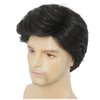 Amnenl Black Short Wigs for Men Layered Natural Wigs Synthetic Replacement Full Wig for Male Guy Daily Use