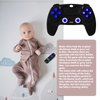 2-Pack Baby Teether Toys Silicone Toddler Sensory Toy Chew Toys Educational, TV Remote Control Shape Teething Toys for Babies 6-18 Months (Black)