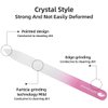 3 Pack Crystal Glass Fingernail File with Case for Natural Nail Professional Glass Nail File for Unisex, Portable Crystal Nail File with Case Czech Glass File Double-Sided for Natural & Acrylic Nails