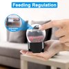 Ycozy Automatic Fish Feeder for Aquarium Auto Food Dispenser with Timer for Small Tank, Aquariums - Battery/Plug-in Powered Feeders for Goldfish/Koi/Turtle, Resun AF2020