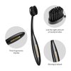 HANCHUAN Precision Styling Brush for Natural Hair - Portable Edge Control and Bristle Brush